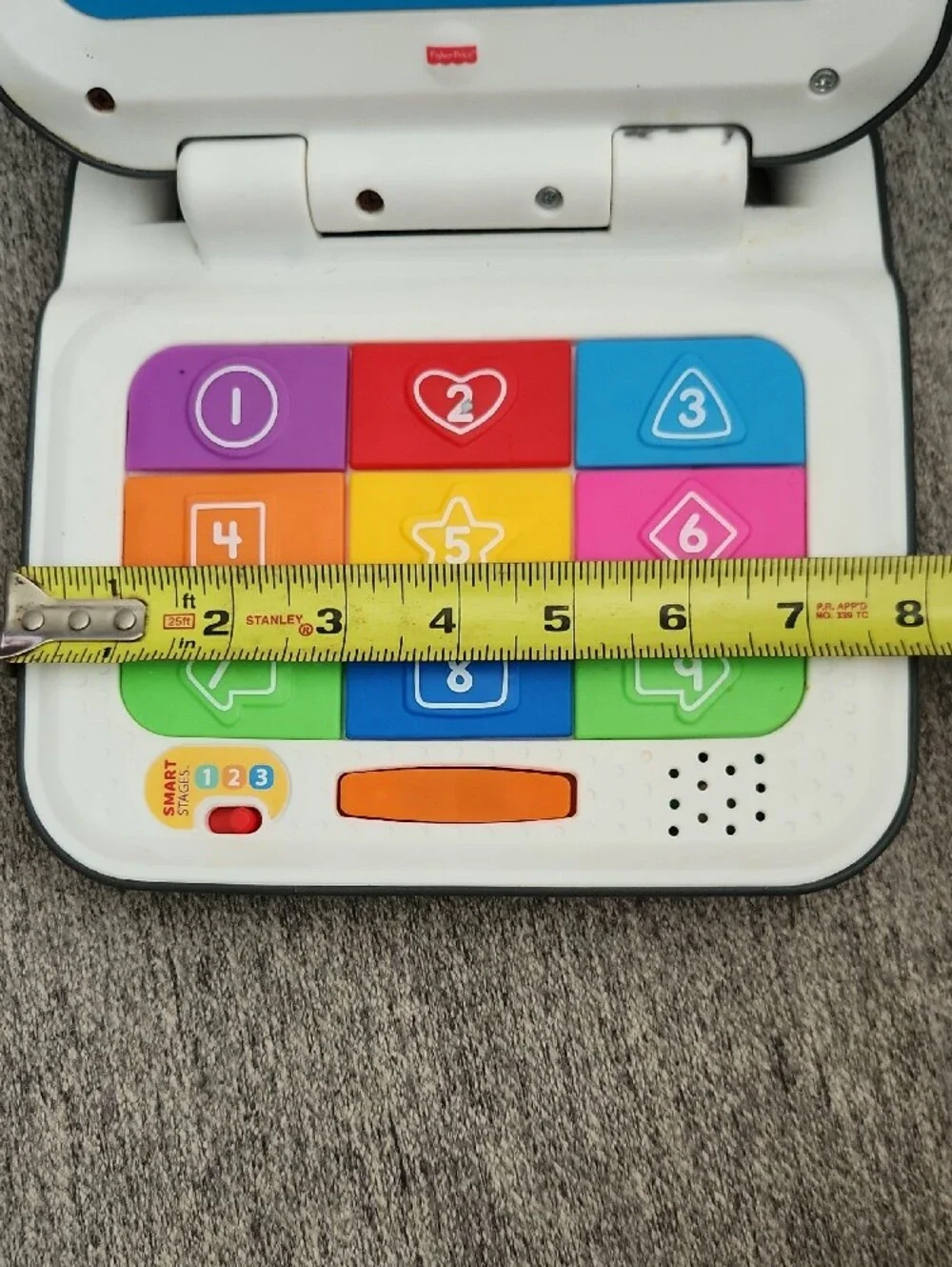 Fisher-Price Blue, White, Purple, Red and Yellow Toddler Learning Laptop